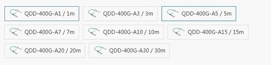 Mellanox संगत QDD-400G-A10 सक्रिय ऑप्टिकल केबल गति डेटा संचरण के लिए
