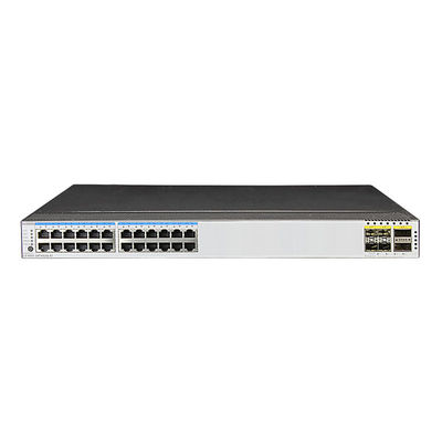 24-पोर्ट GE RJ45 4-पोर्ट 10G SFP 2-पोर्ट 40G QSFP स्विच वीएलएएन समर्थन और प्रशंसक निकास के साथ