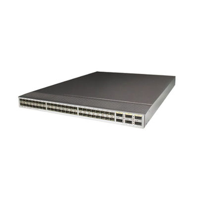 CE6863-48S6CQ-F 48*25G SFP28 6*100G QSFP28 नेटवर्क स्विच प्रदर्शन के लिए 1U चेसिस