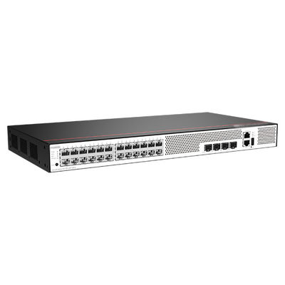24 पोर्ट GE SFP स्विच S5735-L24T4S-A1 56Gbps/336Gbps स्विच क्षमता और लंबे समय के साथ