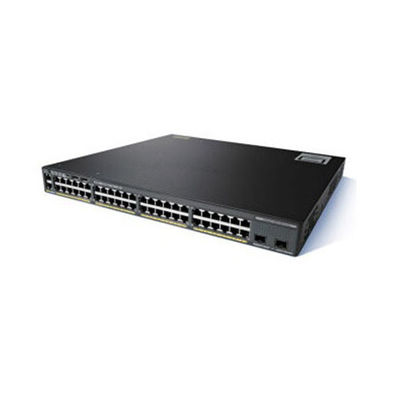 स्टॉक 2960X 48 पोर्ट गीगाबिट 10G SFP POE लेयर 2 नेटवर्क स्विच WS-C2960X-48FPD-L