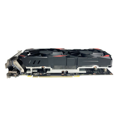 पीसीआई ई 3.0x16 कार्ड बस AMD RX580 4GB ग्राफिक्स कार्ड वर्कस्टेशन डेस्कटॉप के लिए