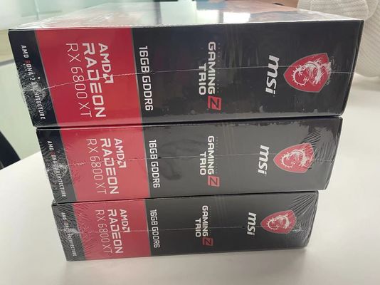 GDDR6 256 बिट GPU कार्ड RX 6800 XT 2NS गेमिंग वीडियो कार्ड