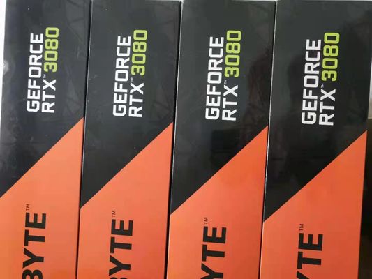 1710Mhz कोर क्लॉक GPU कार्ड गीगाबाइट GeForce RTX 3080 गेमिंग वीडियो कार्ड