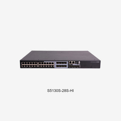 S5130S-28S-HI ईथरनेट स्विच एमटीबीएफ वर्ष 174.61 और फॉरवर्डिंग क्षमता 96Mpps के साथ