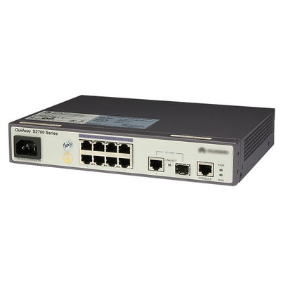 S2700-9TP-SI-AC 8 पोर्ट ईथरनेट 10/100 नेटवर्क स्विच 32 Gbit/s स्विचिंग क्षमता के साथ