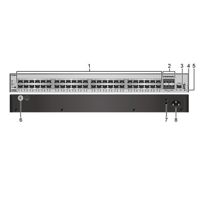 176Gbps/432Gbps POE नेटवर्क स्विच S5735-L48P4X-A1 आईपी रूटिंग के साथ